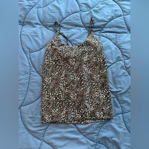 Animal print LEOPARD Sleeveless Camisole - tank top - one size - NWOT